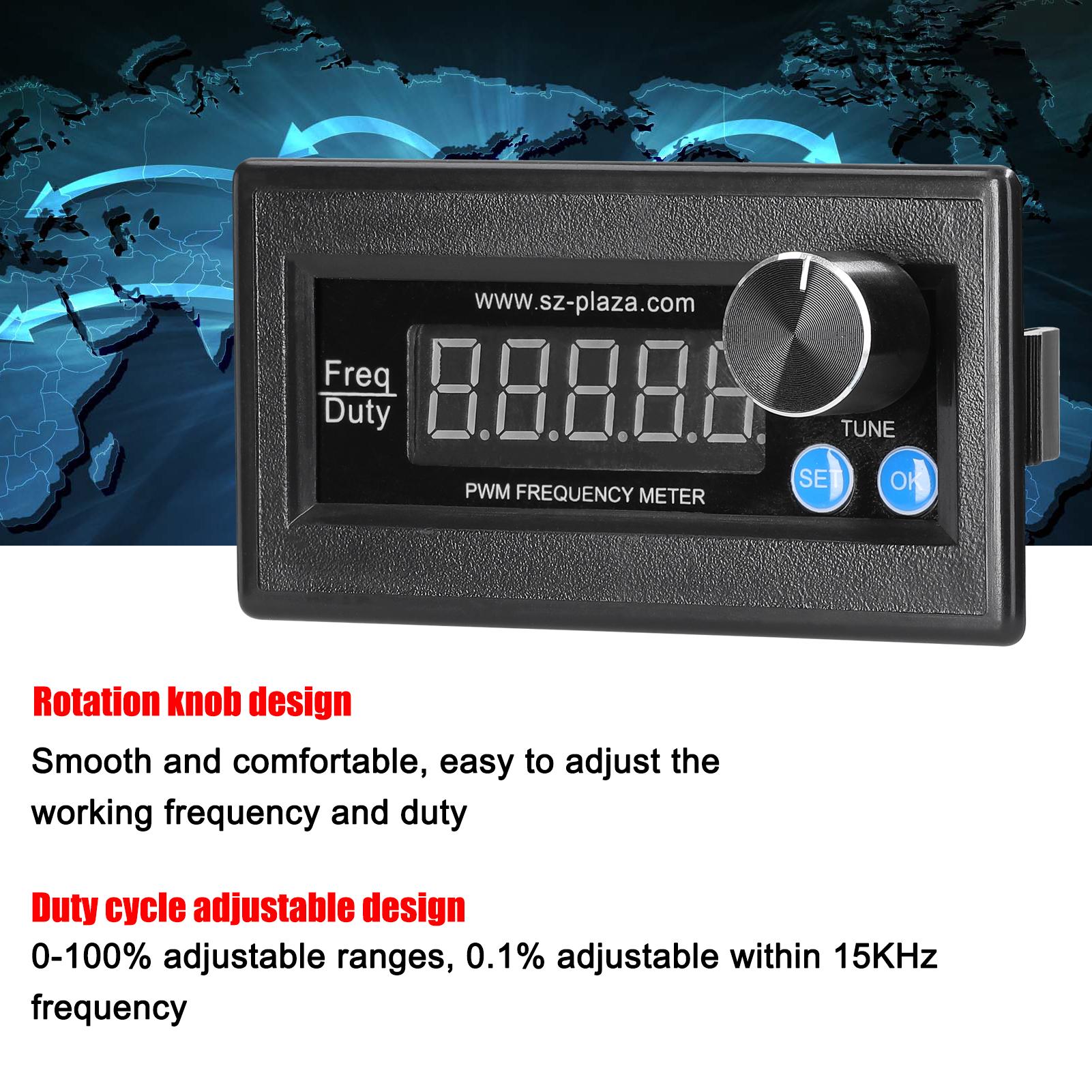 Wide Voltage Signal Generator 1Hz-150KHz Pulse Frequency 0-100% Duty Cycle Adjustable Module PWM DUTY Variable Signal Generator