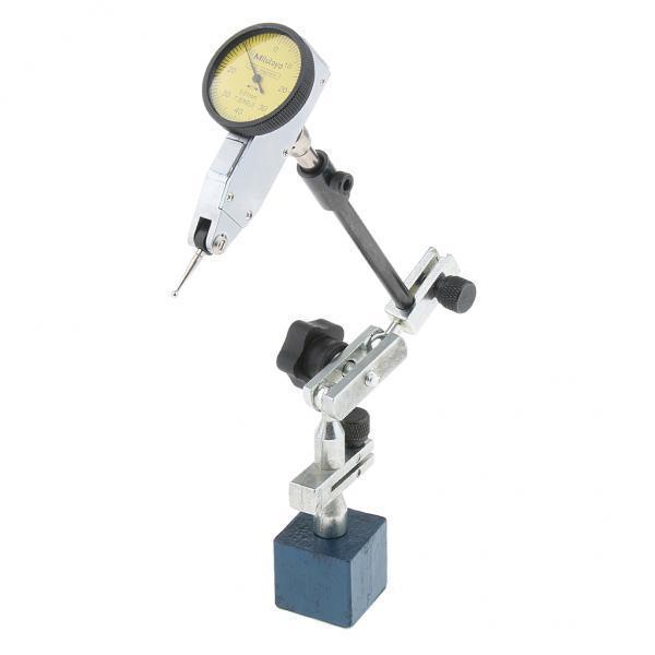2x Adjustable Base Stand Holder with Dial Test Indicator Gauge 0.01mm/0.0005 Inch
