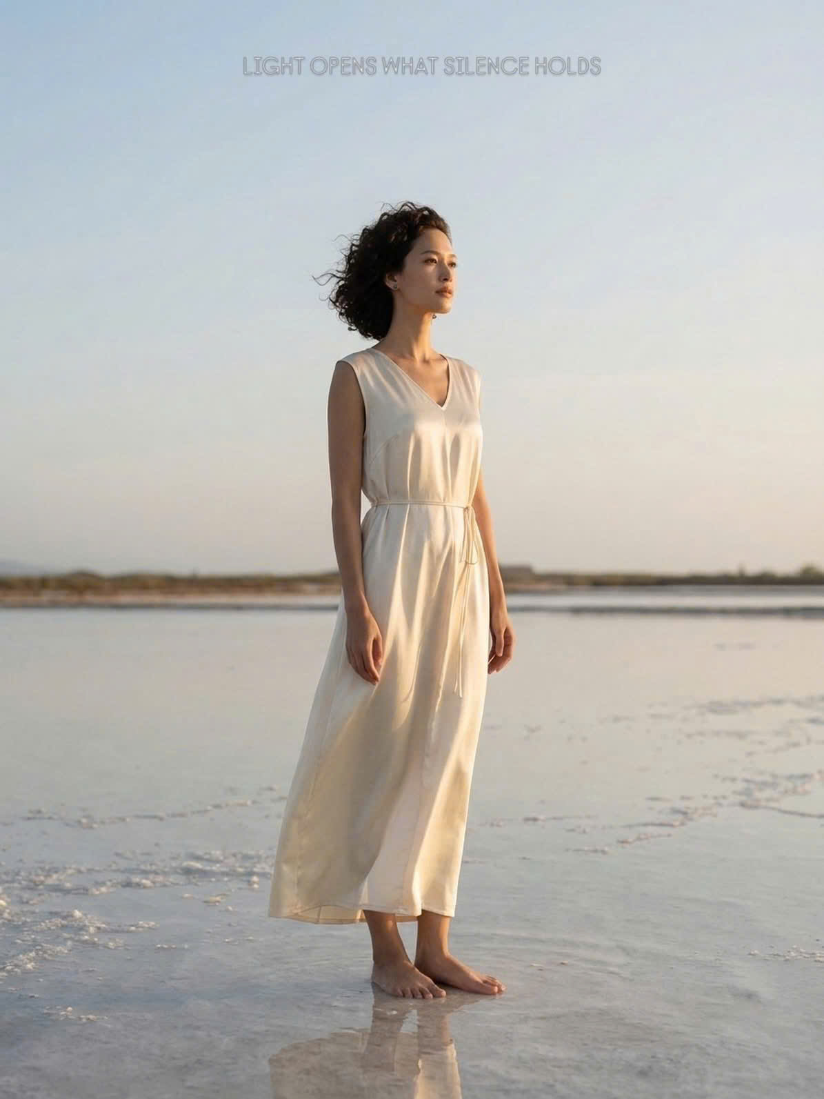 Đầm Suông Maxi Lụa Tơ Tằm Tĩnh Hải DRE202 Thời trang thiết kế Hity