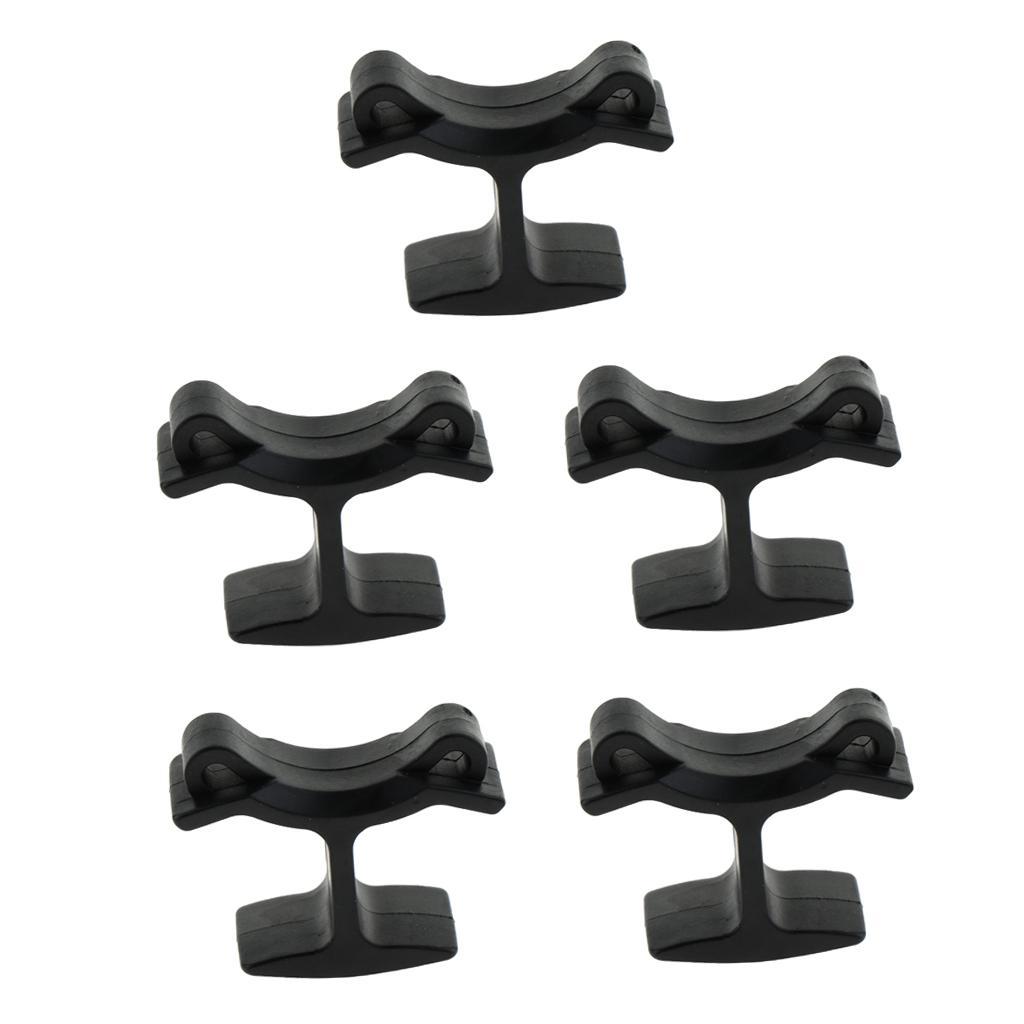 5 Pieces / Pack Referee Whistle Finger Grip Black
