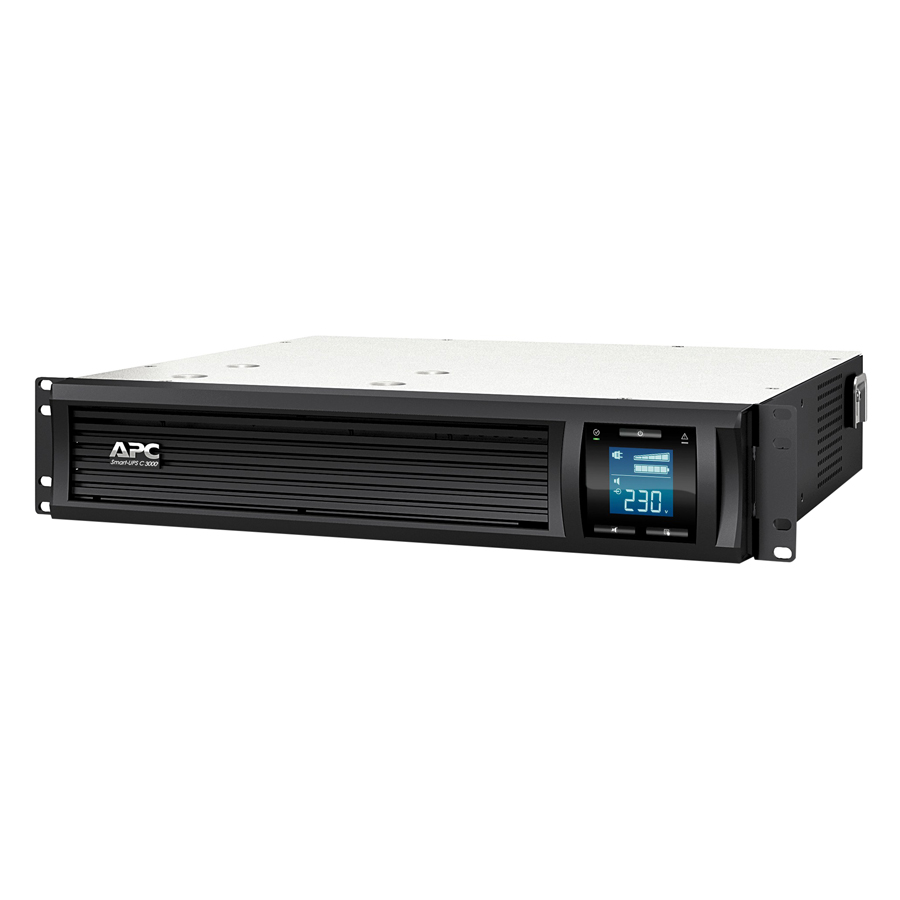 Bộ Lưu Điện APC Smart-UPS C 3000VA Rack mount LCD 230V - SMC3000I-2U - Hàng Chính Hãng
