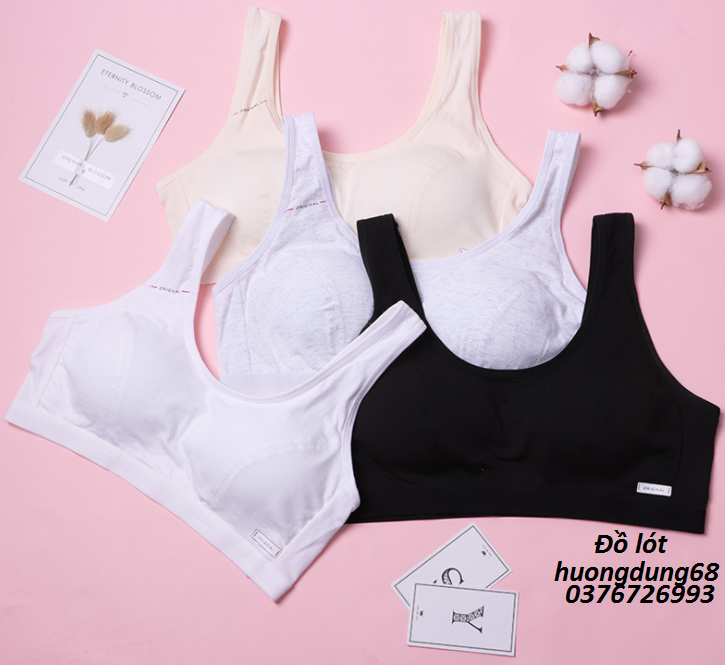 Bra / Áo Lá Nữ Sinh Cotton Tinh Khiết Xuất Đông Âu Hàng Loại Đẹp.