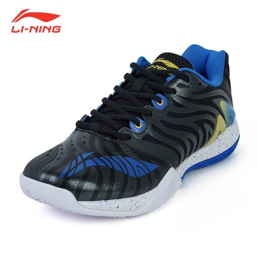 Giày cầu lông Lining AYAR003-3 chính hãng dành cho nam, đế đàn hồi siêu bền - Tặng tất thể thao Bendu
