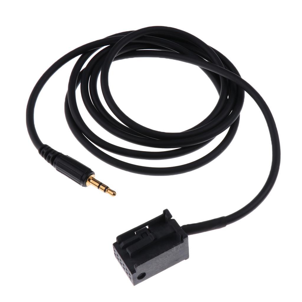 2-10pack Car 3.5mm Male Aux Audio Input Cable Adapter for Ford Focus Fiesta
