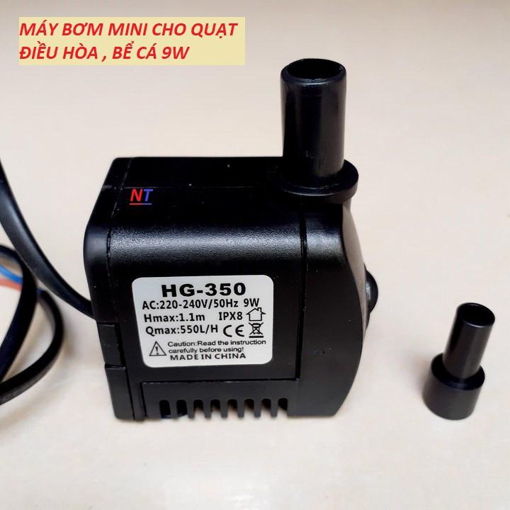 Bơm chìm mini 4W 7W 16W 18W 25W - 220V quạt điều hoà hơi nước - bể cá thủy cảnh