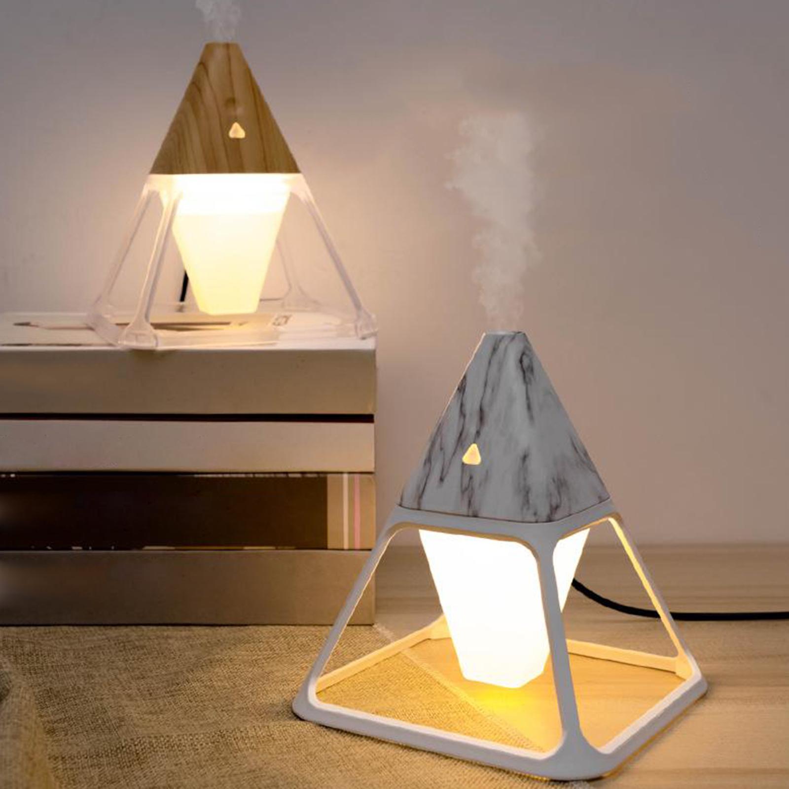 Cool Mist Humidifier Diffuser, 130ML Essential Oil Diffuser, for Bedroom, Home and Office, Baby Humidifier with Adjustable LED Light, Timer