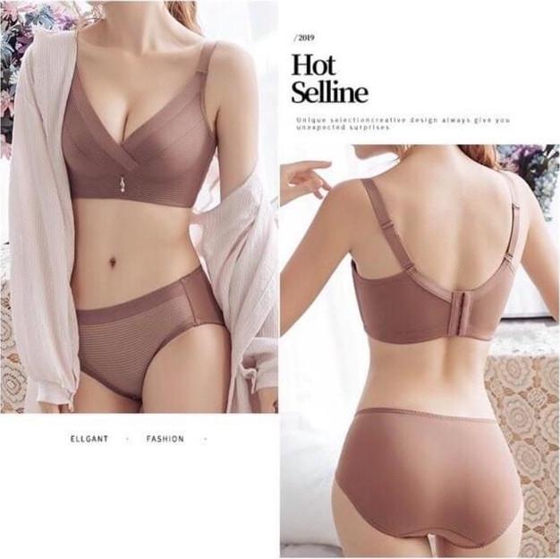 Áo lót phối voan bản to chống chảy xệ cao cấp