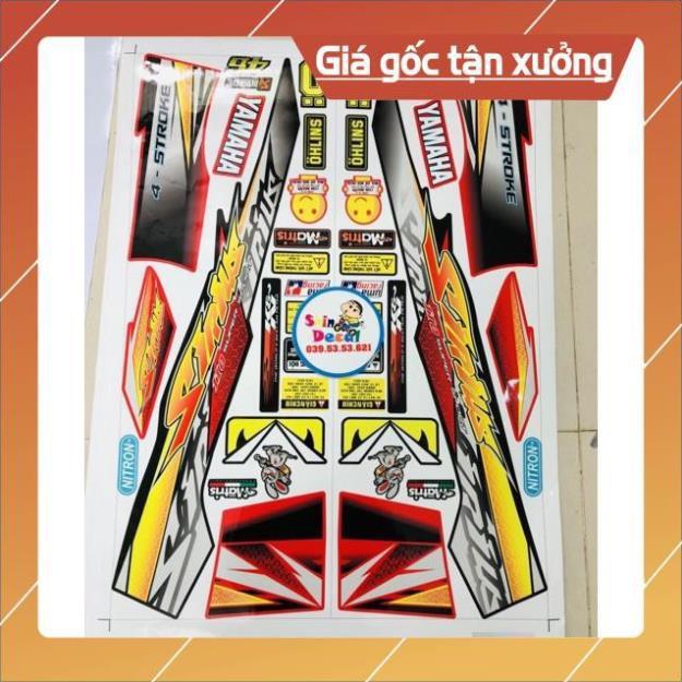 Tem rời sirius đỏ đen 3 lớp ko bay màu