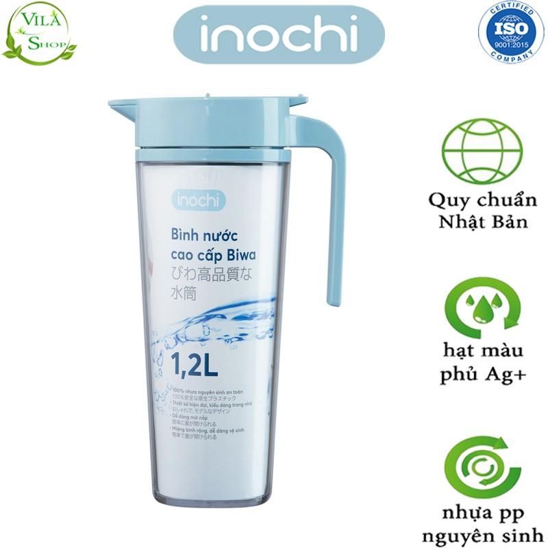 Bình Đựng Nước, Bình Nước Chịu Nhiệt Cao Cấp Biwa Inochi Size 1.6L và Size 1.2L