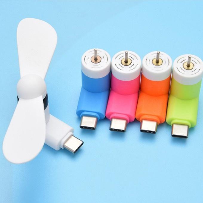 Quạt USB - Quạt Mini Gắn Điện Thoại Android/ Iphone Siêu Mát DUASHOP.