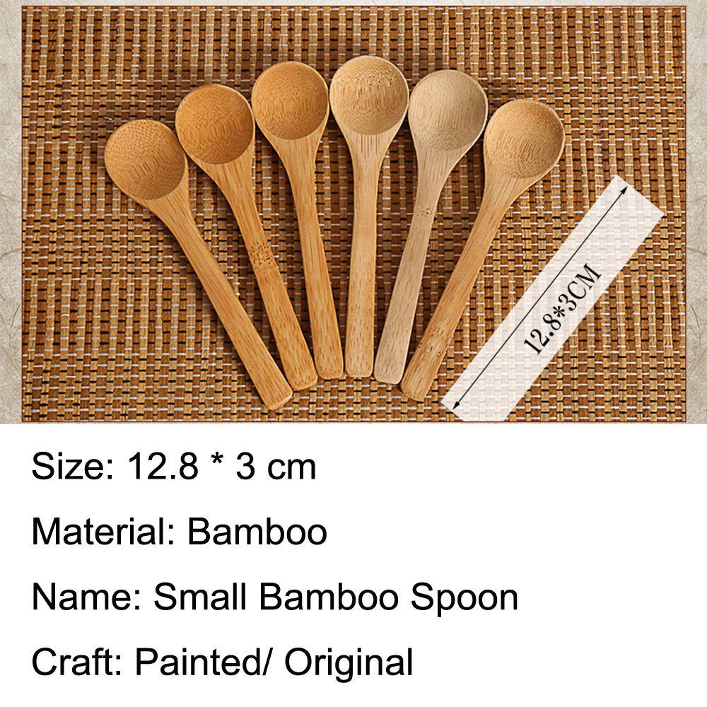 Set 3 Muỗng Tre Tròn Tiện Dụng Cho Nhà Bếp