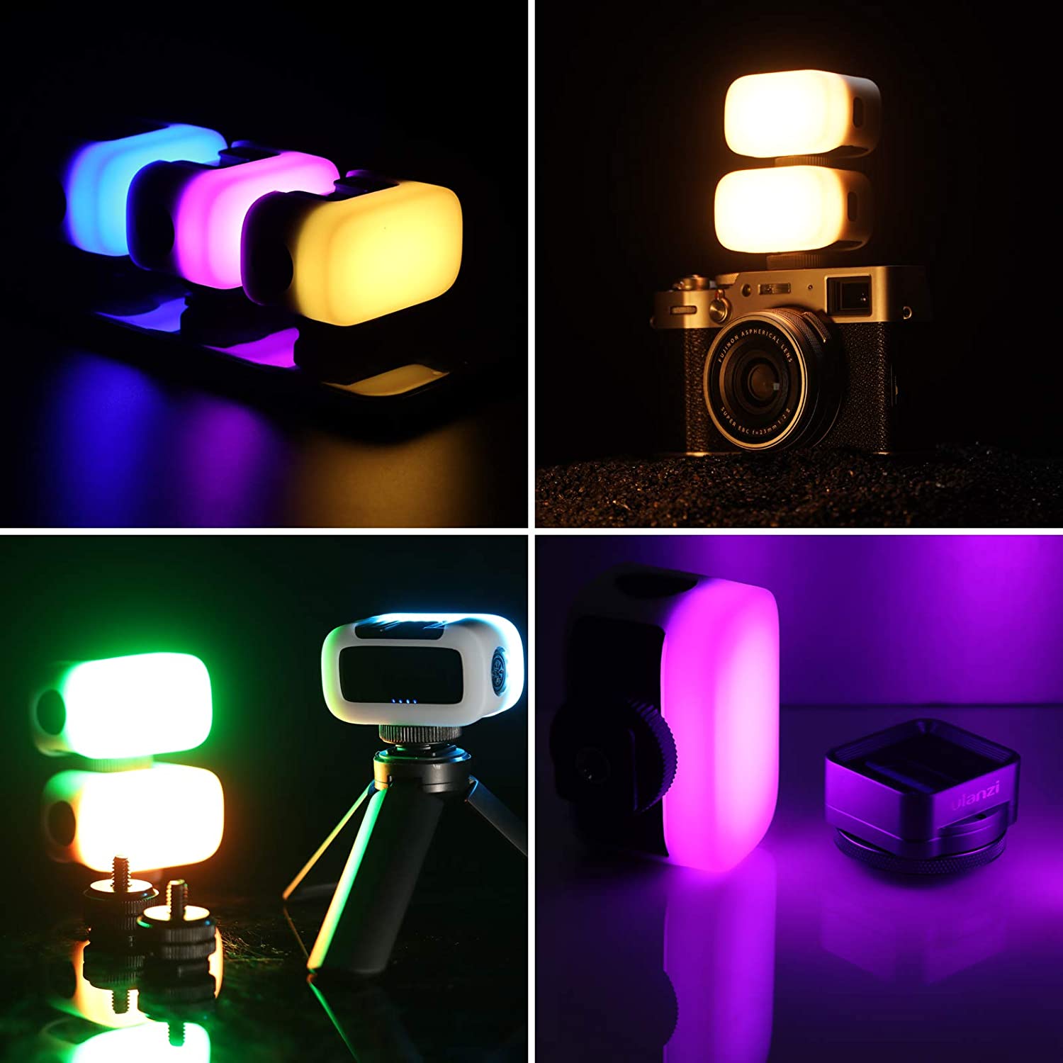 ULANZI VL15 - HÀNG CHÍNH HÃNG - Đèn LED Mini đổi màu RGB