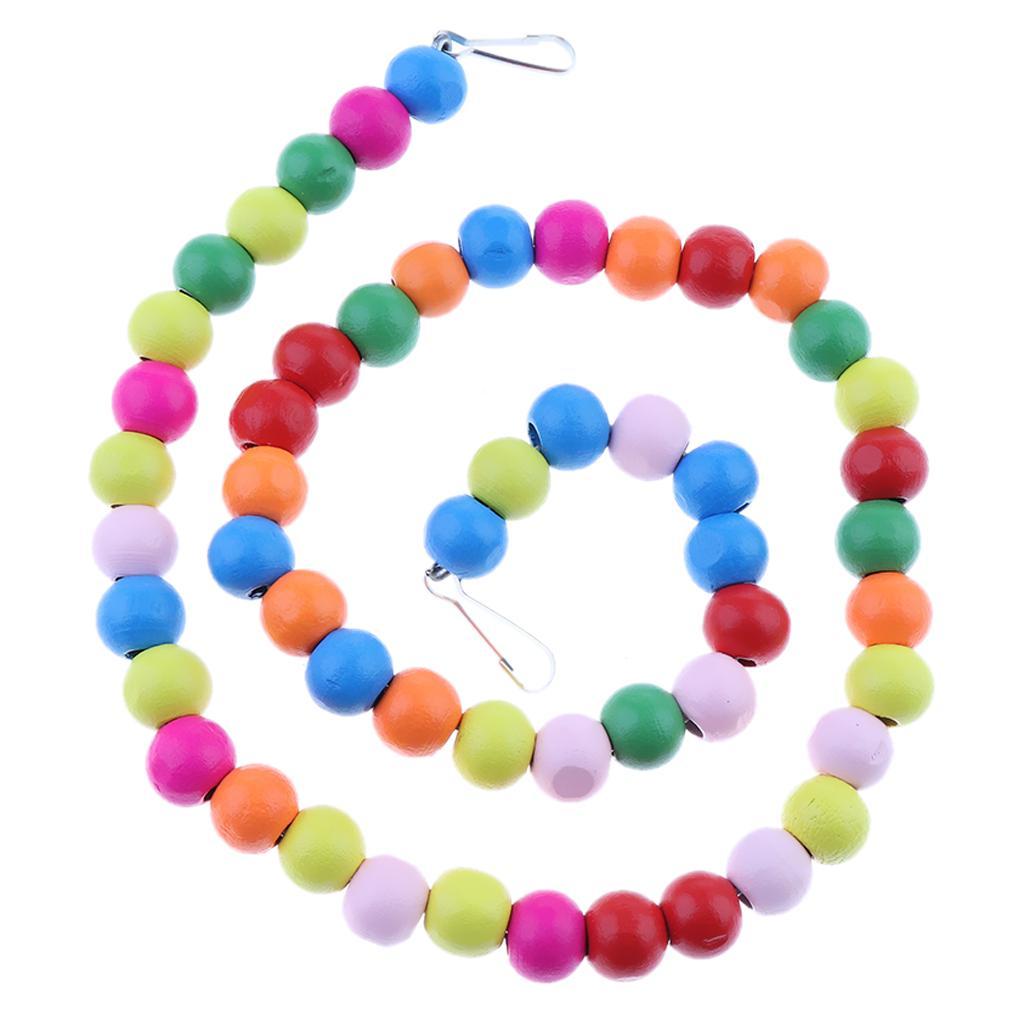 Wooden Bird Swings Budgie Swing Toys Hammock for Parakeets Budgie Bird