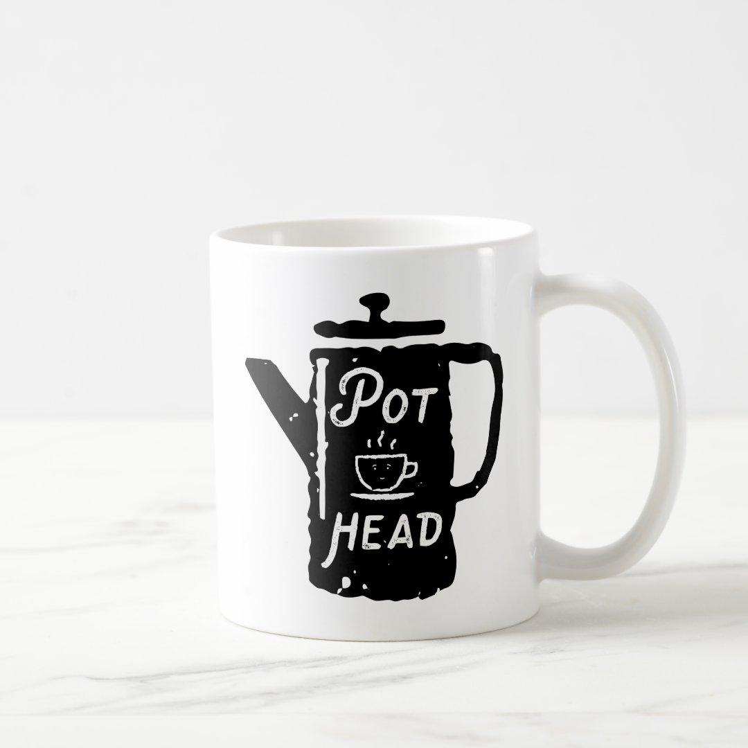 Ly Cốc Sứ Cao Cấp hình Coffee Pot Head
