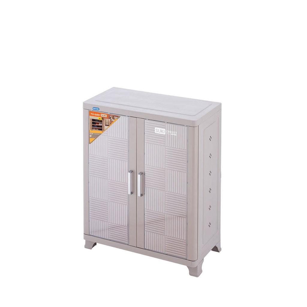 Tủ Giày Suki - Nhựa Duy Tân - Màu Xám - Tủ Giày