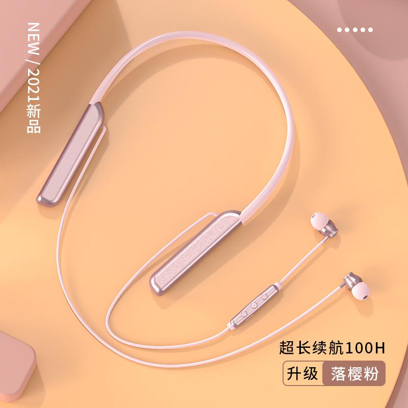 Phong cách mới nhất của tai nghe bluetooth cổ treo cổ chạy thể thao loại bán trong tai năm mới giảm tiếng ồn không dây gắn trên đầu phù hợp