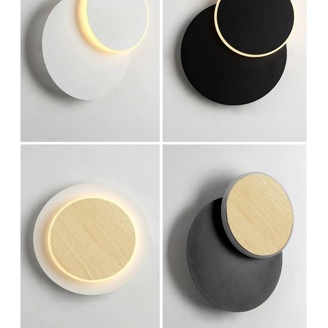 Đèn tường tròn xoay 360 độ, đèn gắn tường, đèn trang trí, đèn decor, đèn led trang trí