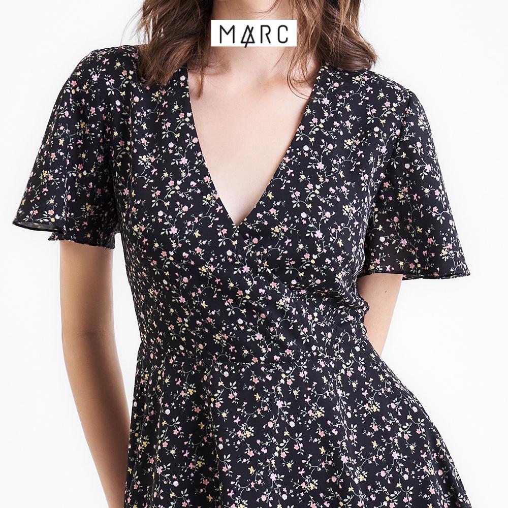 Đầm nữ MARC FASHION mini đắp chéo tay cánh tiên CBMH094222