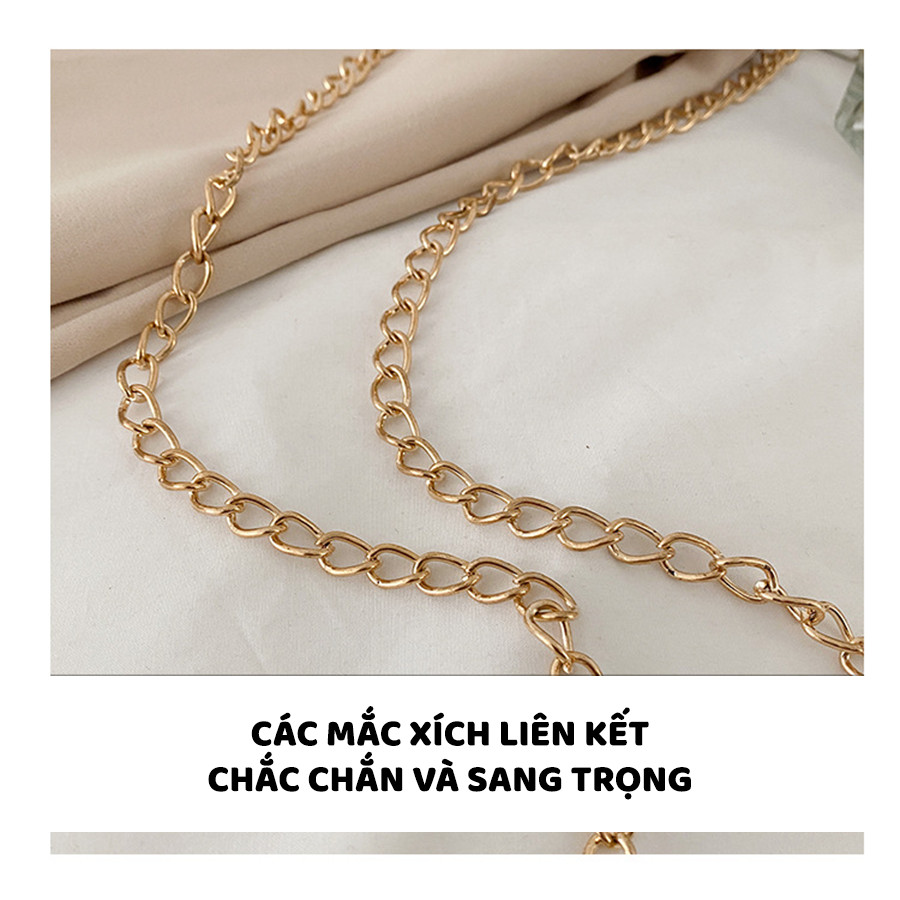 Túi Xách Đeo Chéo Đi Tiệc Sang Trọng &amp; Cao Cấp Đính Hạt Phong Cách Rento - Mã TUI08