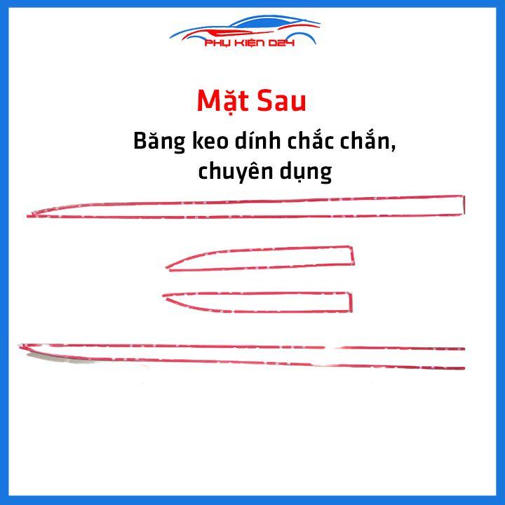 Bộ ốp nẹp sườn, nẹp hông xe ô tô Seltos 2020-2023 trang trí bảo vệ cửa xe hơi