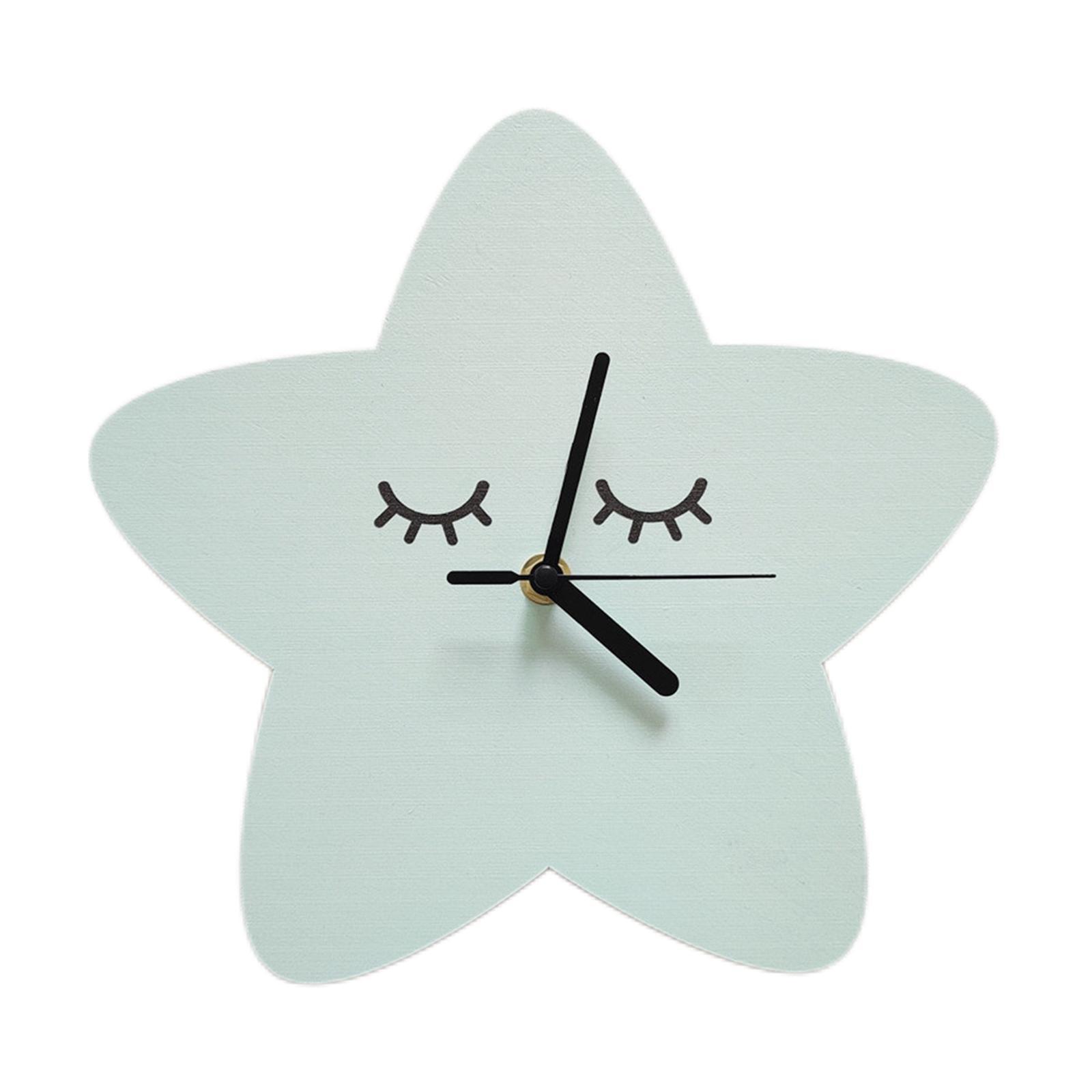 Cute Wall Clock Kids Home Birthday Children Silent Playroom