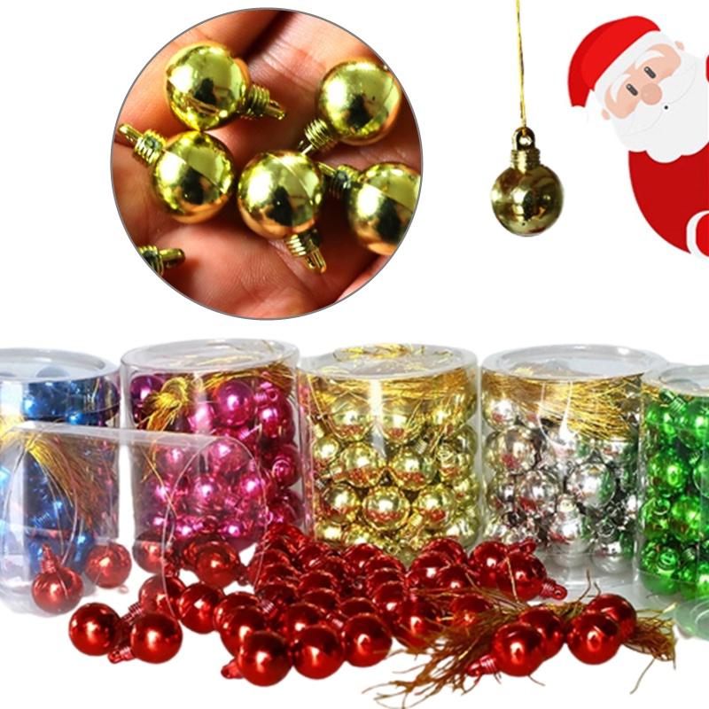 40 Trái Châu 1.5cm Trang Trí Cây Thông Giáng Sinh Năm Mới