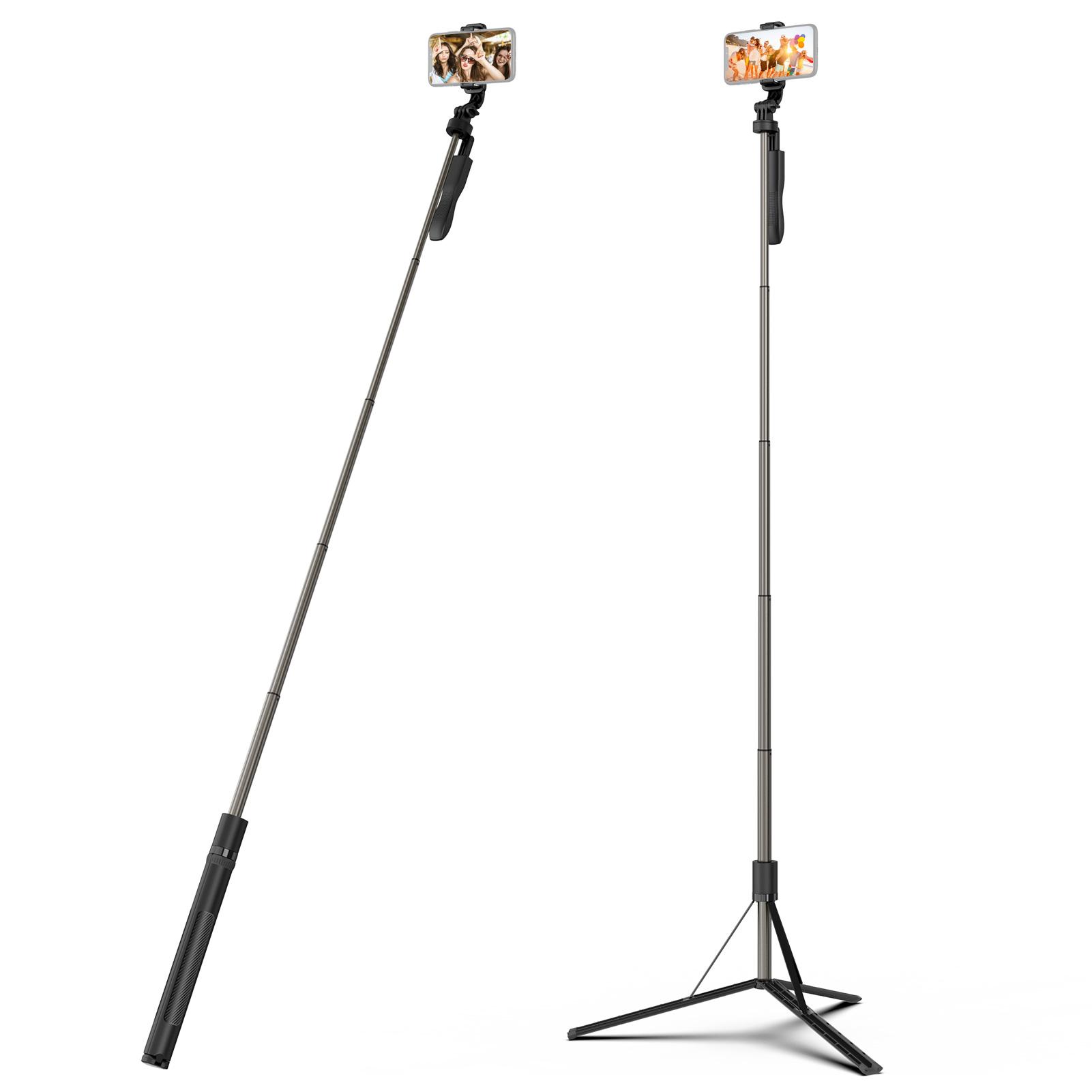 Gậy chụp ảnh tự sướng có Chân máy mở rộng với tay cầm cân bằng BT Remote Tương thích với iOS & Android điện thoại thông minh