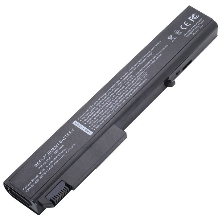 Pin dành cho laptop HP Elitebook 8530 hàng nhập khẩu.