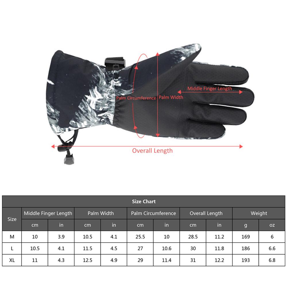 Găng Tay Mùa Đông Unisex Nam Nữ Giữ Ấm Chống Thấm Nước Sử Dụng Màn Hình Cảm Ứng Dễ Dàng