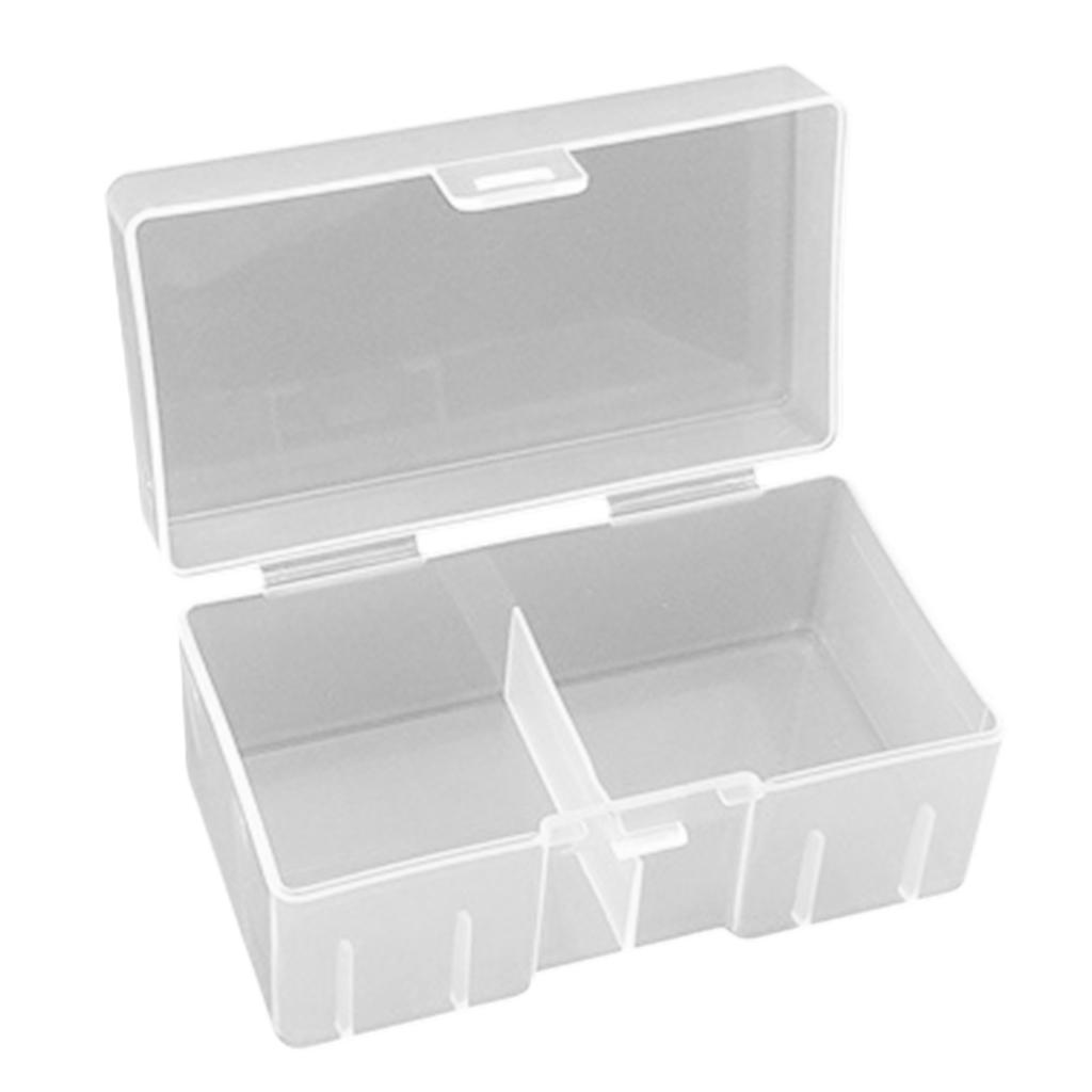 12pcs 9012 9V Battery Battery Storage Organizer Durable Case Transparent