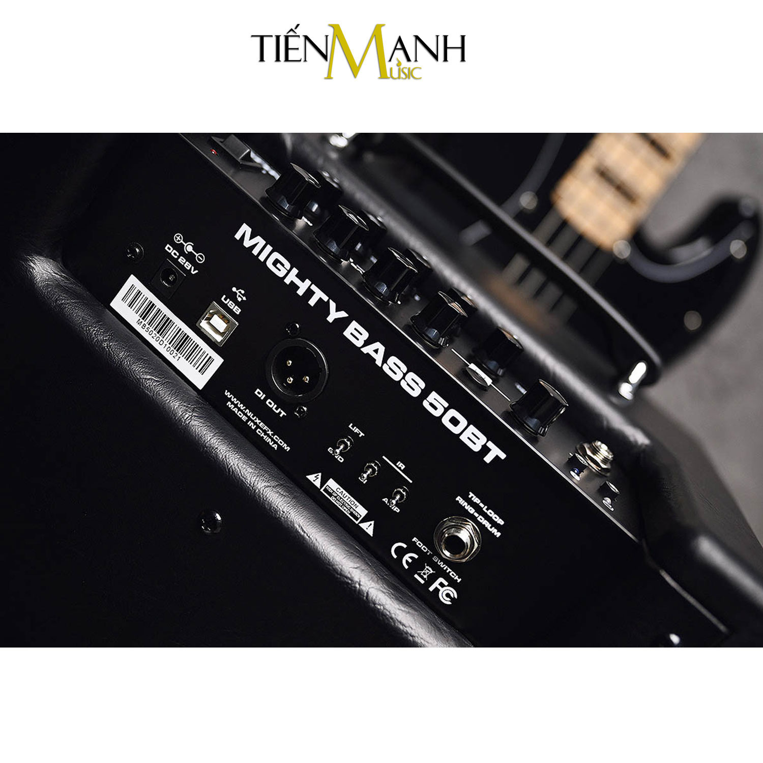 Amply Guitar Bass Nux Mighty 50BT - Loa Ampli Đàn Ghita Amplifier Hàng Chính Hãng - Kèm Móng Gẩy DreamMaker