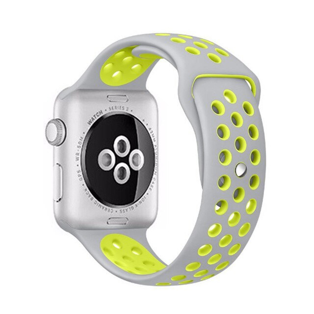 Dây đeo thể thao thay thế cho Apple Watch 38mm / 40mm hiệu Kakapi Sport cao cấp (chất liệu silicon cao cấp, thiết kế ôm sát tay, siêu chắc chắn) - Hàng chính hãng