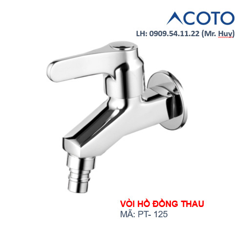 Vòi hồ Đồng thau PT- 125