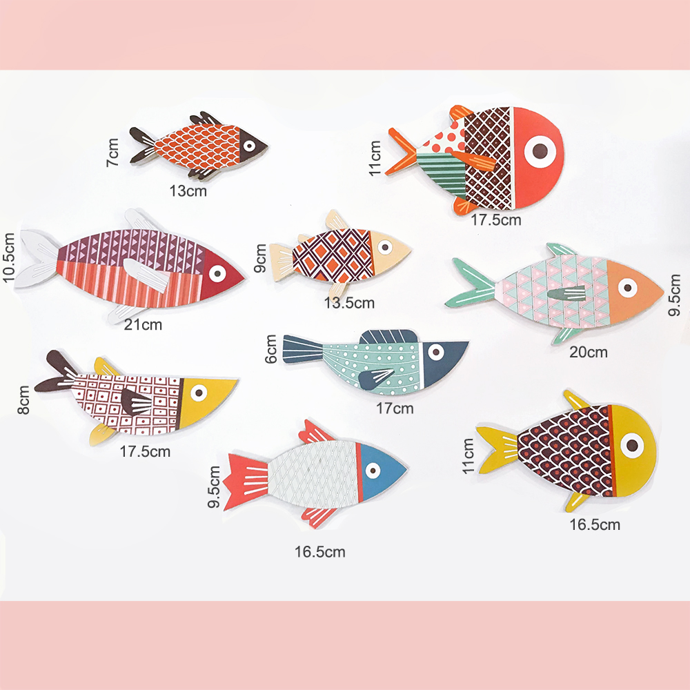 BỘ TRANH COLOR FISHES TREO TƯỜNG TRANG TRÍ PHÒNG KHÁCH, PHÒNG NGỦ, PHÒNG ĂN - TẶNG KÈM BĂNG DÍNH 3M SIÊU DÍNH TREO TRANH CHUYÊN DỤNG - FH16