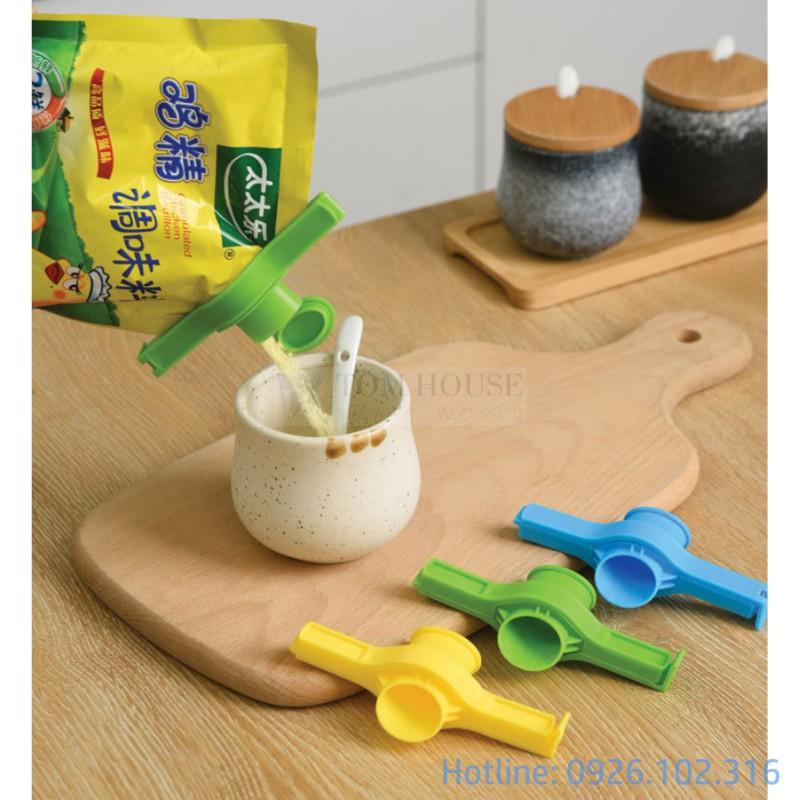 Kẹp Khóa Miệng Túi Thực Phẩm Thông Minh Tái Sử Dụng Được Tiện Dụng