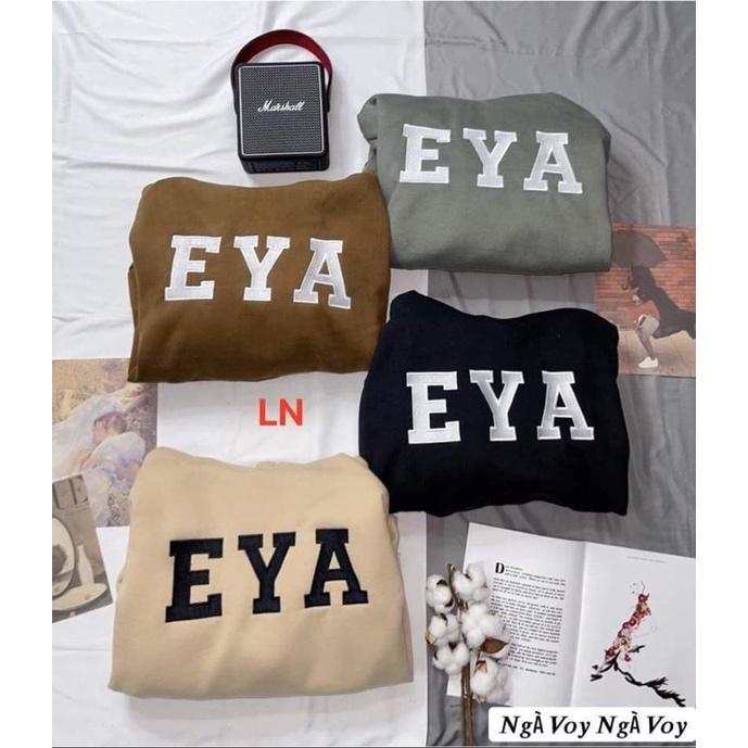 Áo hoodie chữ EYA DA6