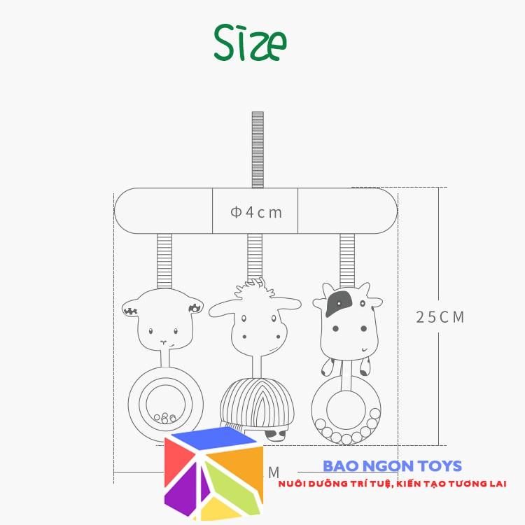 ĐỒ CHƠI TREO NÔI PHÁT TRIỂN GIÁC QUAN VÀ THỂ CHẤT CHO BÉ