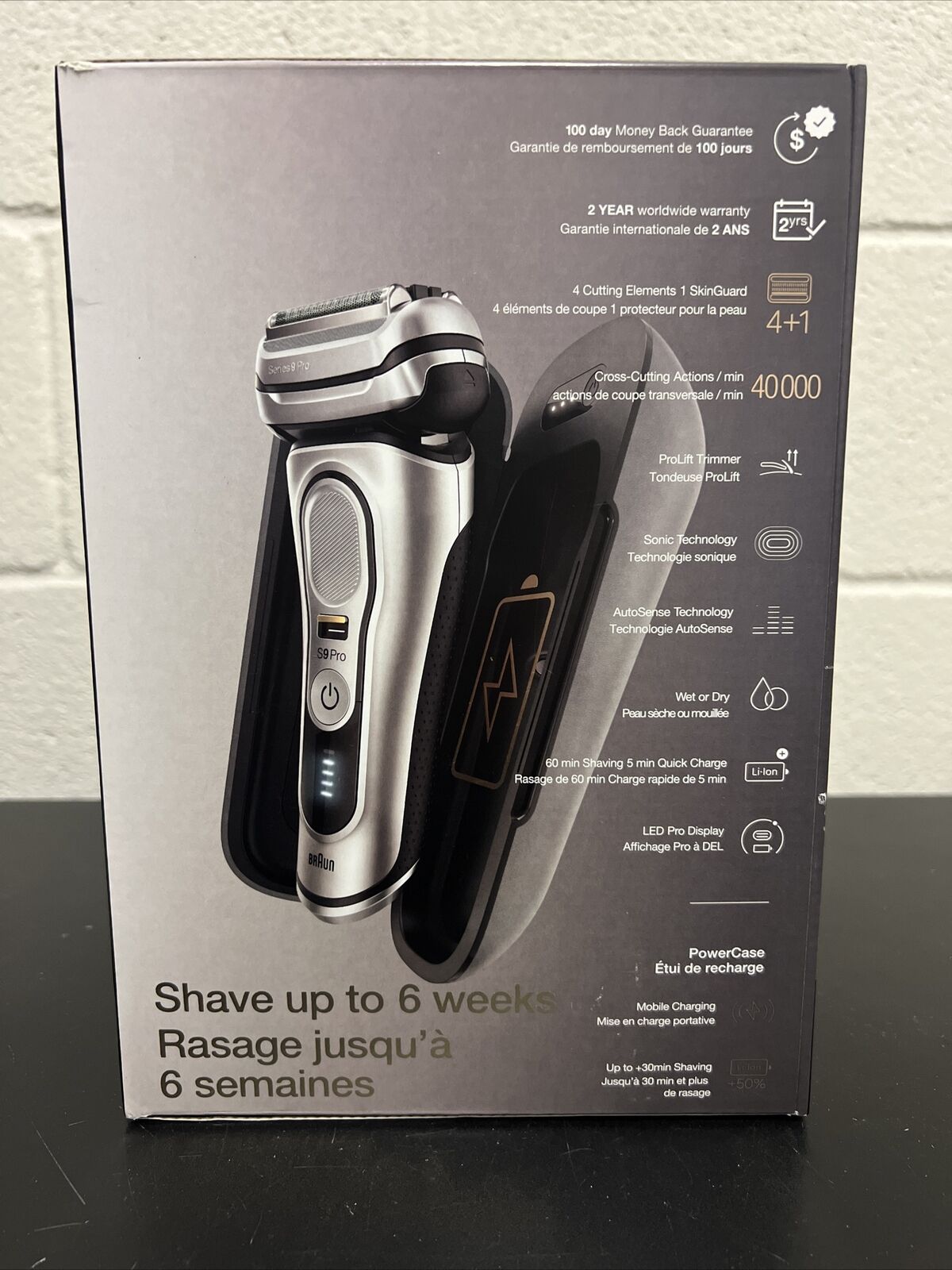 Máy cạo râu cao cấp B_raun Series 9 Pro 9477cc - Made In Germany