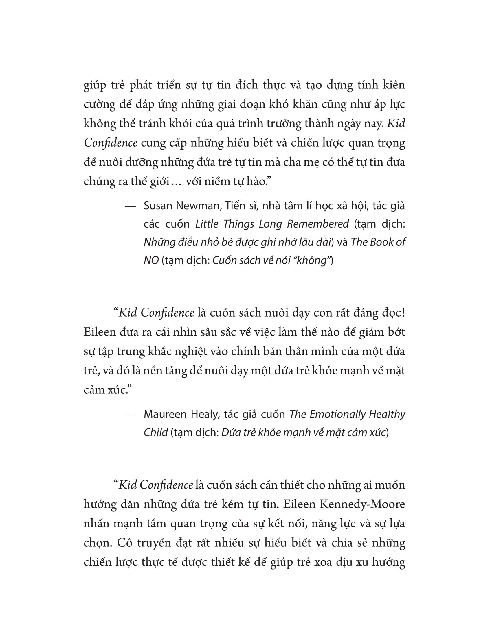 Sách - Kid Confidence - Xây Dựng Sự Tự Tin Cho Trẻ