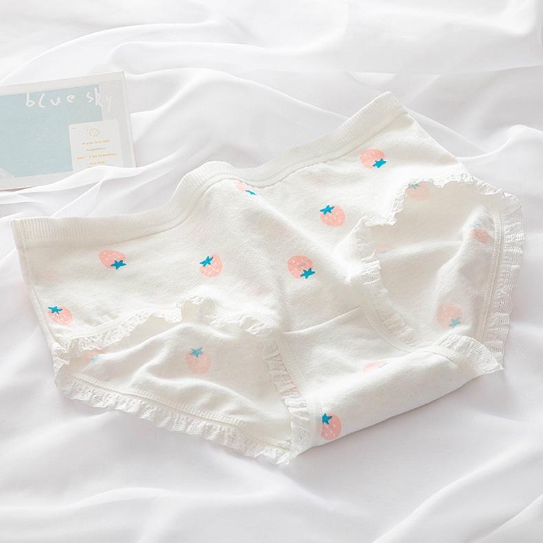 Quần Lót Nữ Cotton Thỏ-Dâu Tây Ngang Eo Thời Trang . Hàng Loại Đẹp.