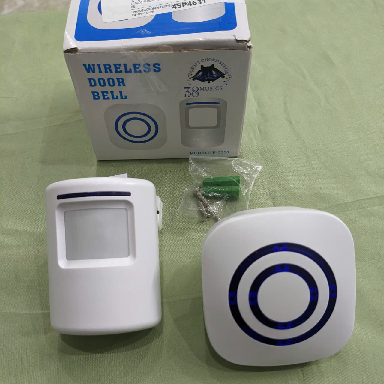 Chuông Cửa Báo Khách Hồng Ngoại Không Dây Cao Cấp - Cảm Biến Chống Trộm Thông Minh Loại Tốt