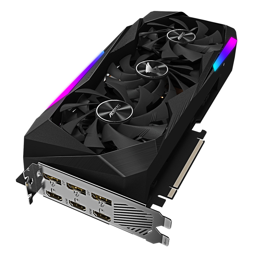 Card màn hình Vga Gigabyte AORUS RTX 3070 MASTER GV N3070 AORUS M 8GD - Hàng chính hãng