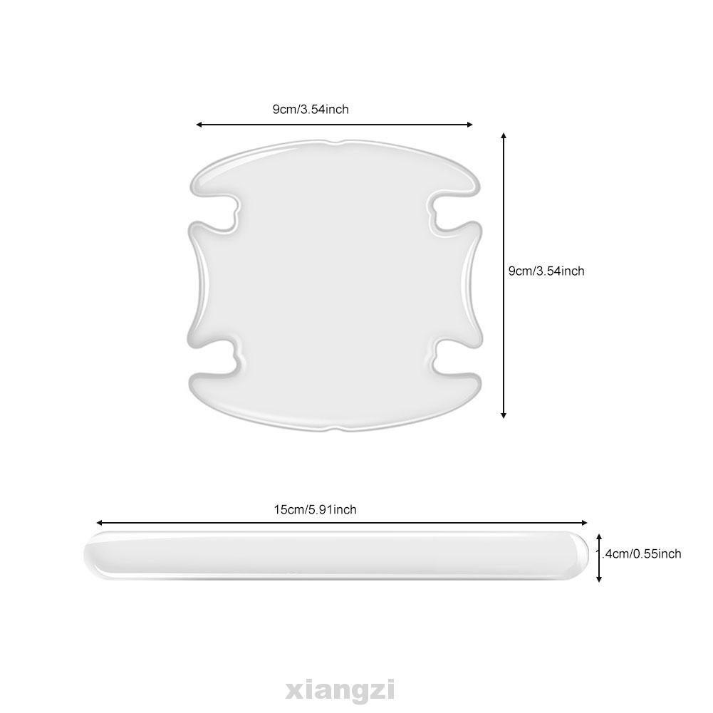 Combo 10 bộ dán hõm cửa và tay cửa bằng silicone trong suốt