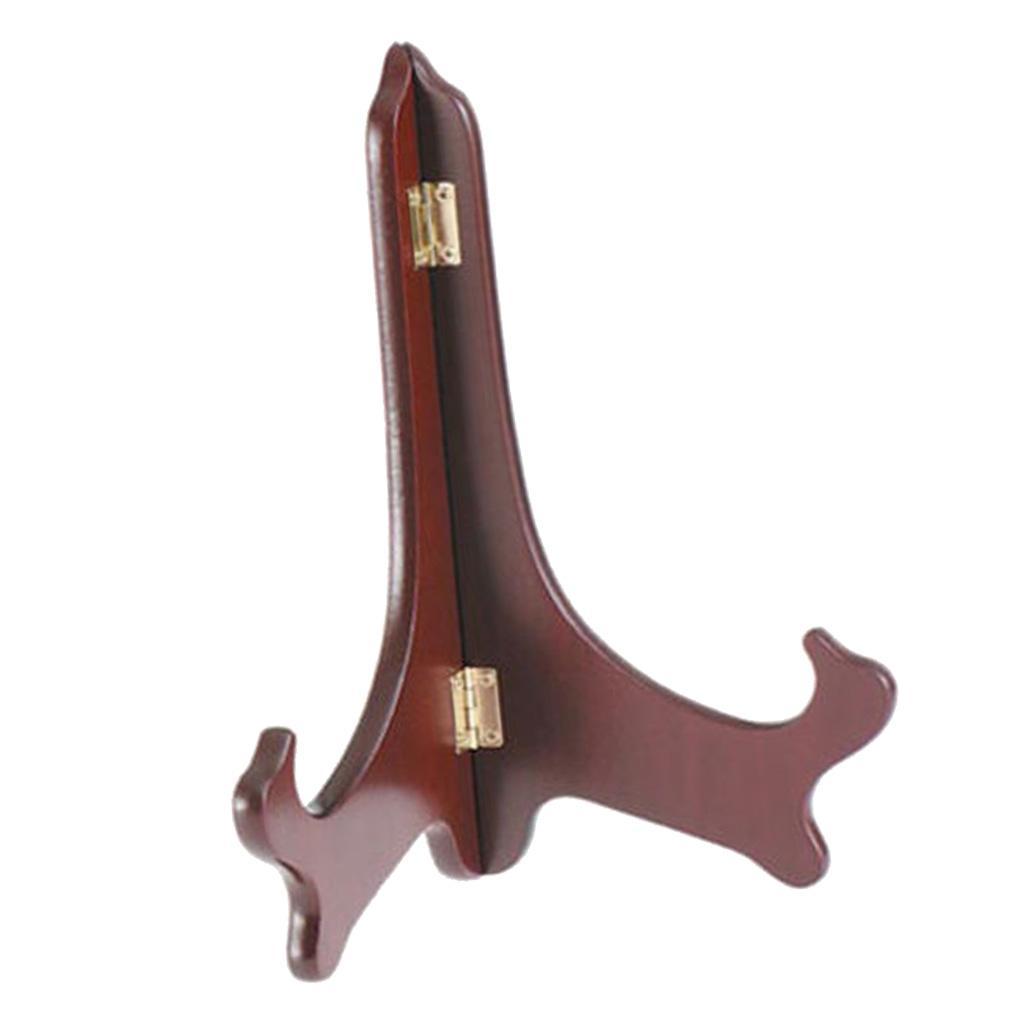 2x 6" + 11" Photo Picture Wood Easel Plate Holder Folding Display Stands