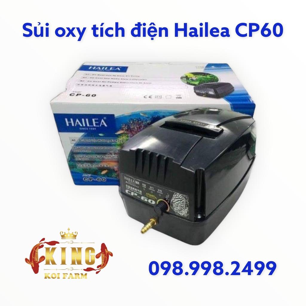 MÁY SỦI OXY TÍCH ĐIỆN HAILEA Dùng dự phòng khi cúp điện cho hồ cá KOI