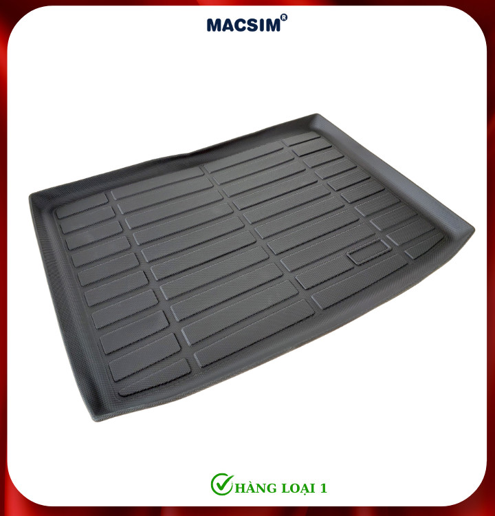 Thảm lót cốp xe ô tô Vinfast VF6 nhãn hiệu Macsim chất liệu TPE màu đen hàng loại 2