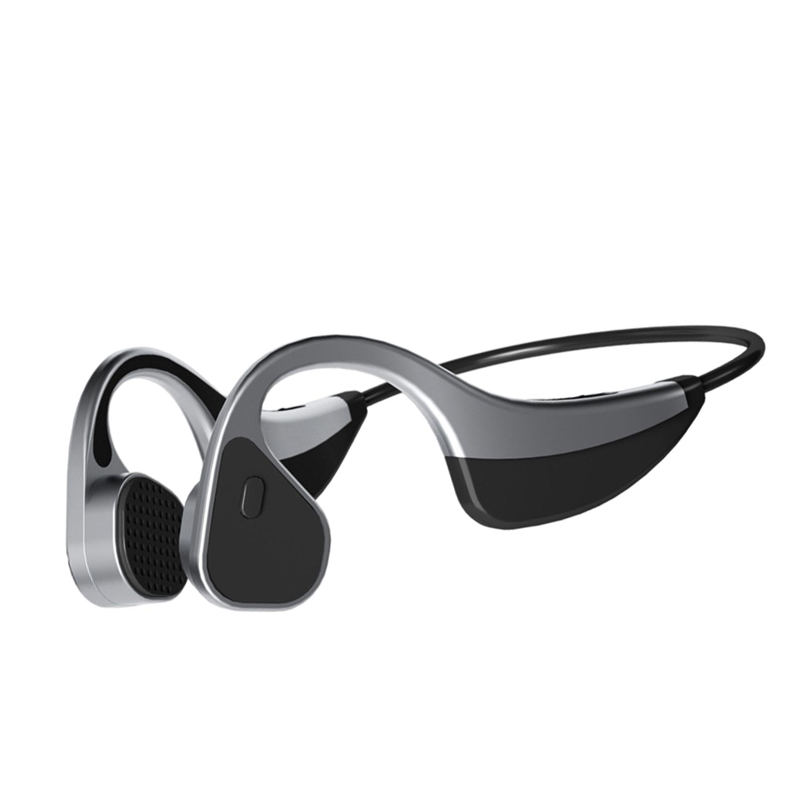 Bone Conduction Swimming Headphones Bluetooth 5.0 IP67 Waterproof Wireless Open Ear Headset for Swimming Running Cycling Driving Gym