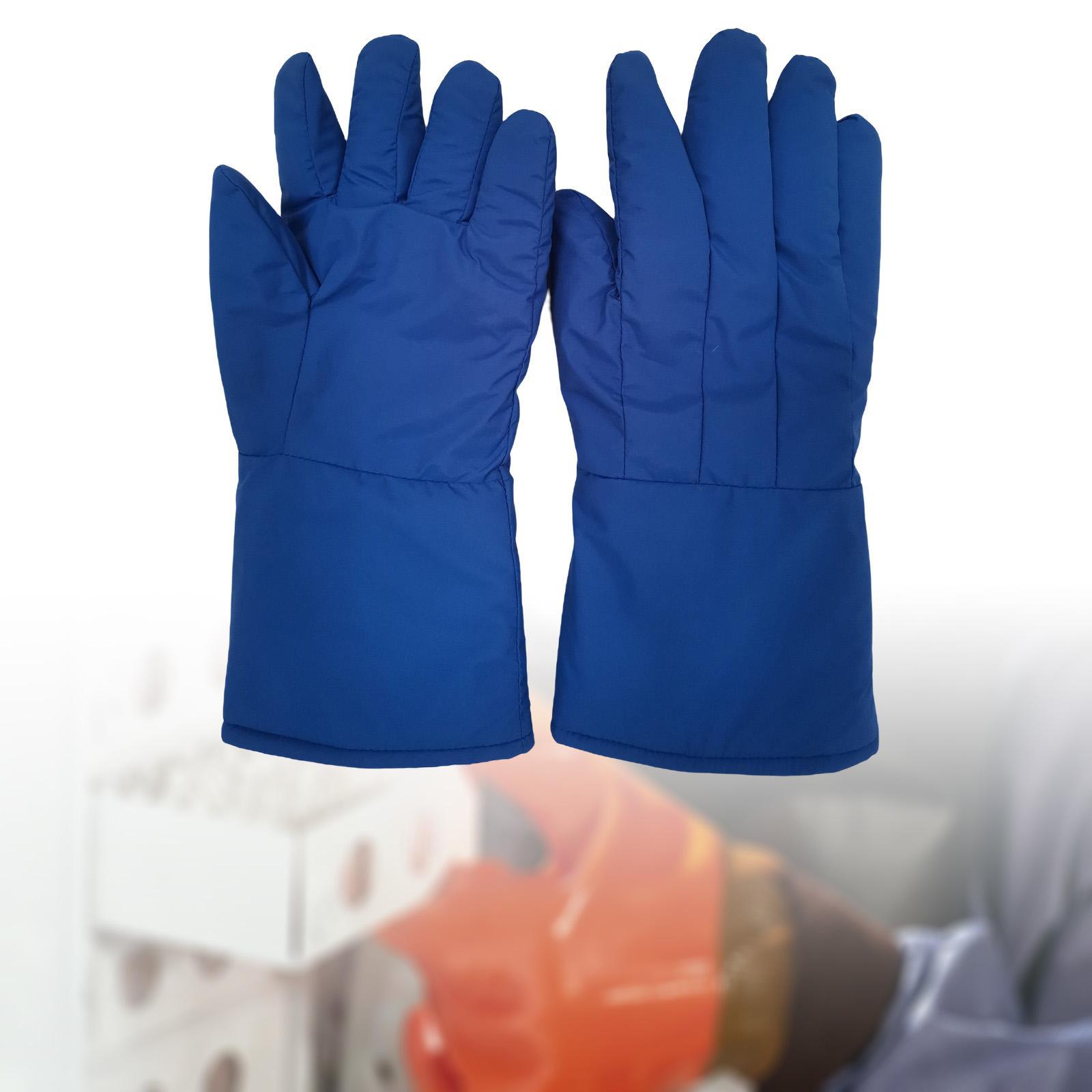 Cold Resistant Gloves Liquid Nitrogen Protection Cryogenic Gloves for Cold Storage
