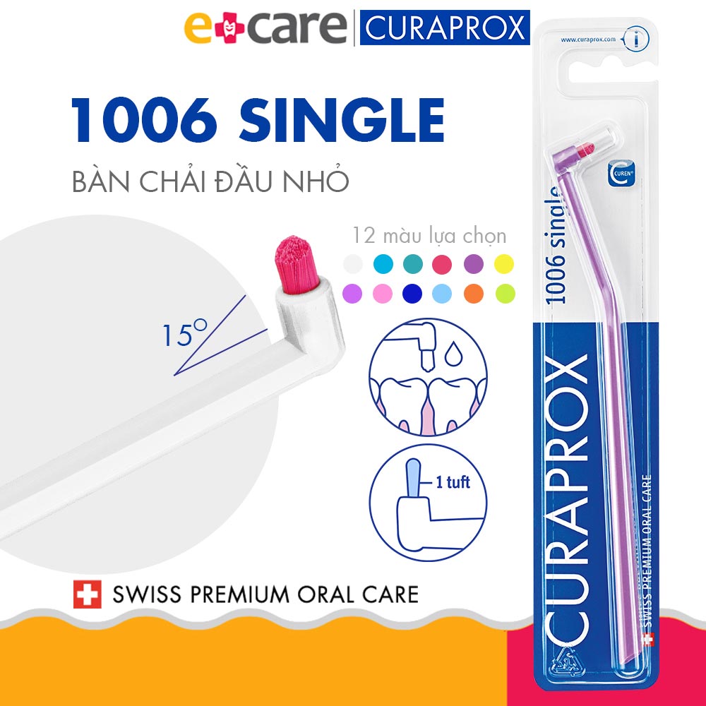 Bàn chải răng đầu nhỏ CURAPROX CS 1006 Single