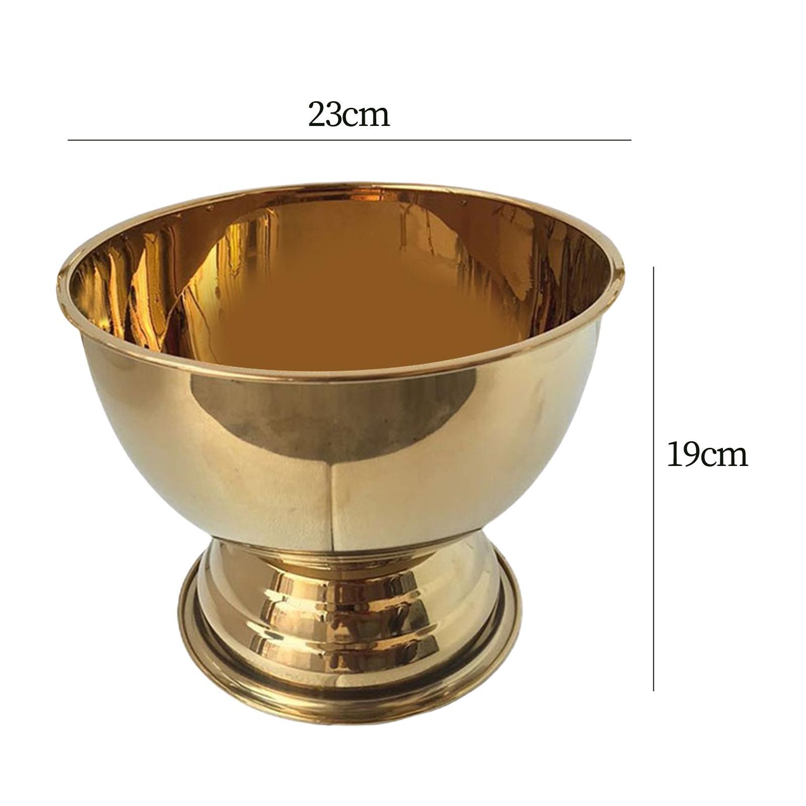 Stainless Steel Wine Beer Cool Ice Bucket Punch Bowls Champagne Cooler for Weddings Outdoor Activities